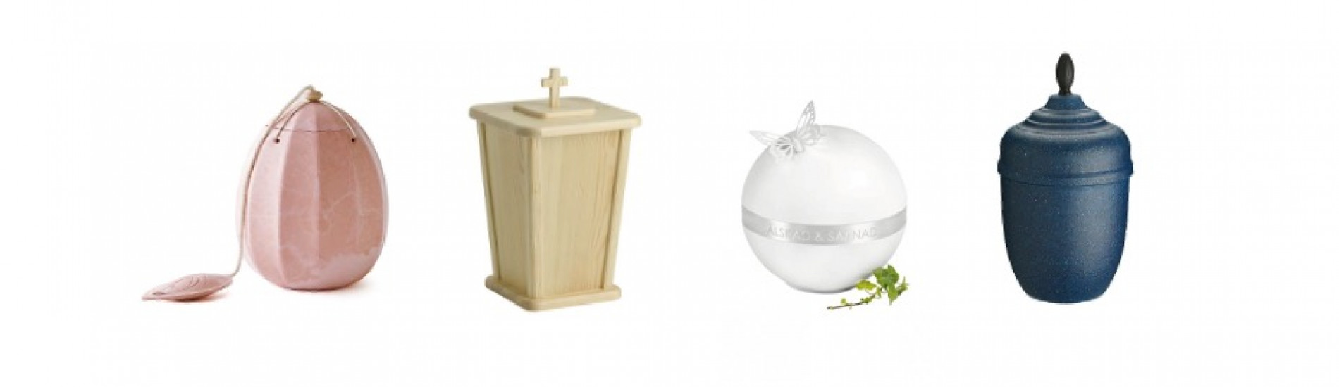 Urnor i olika material